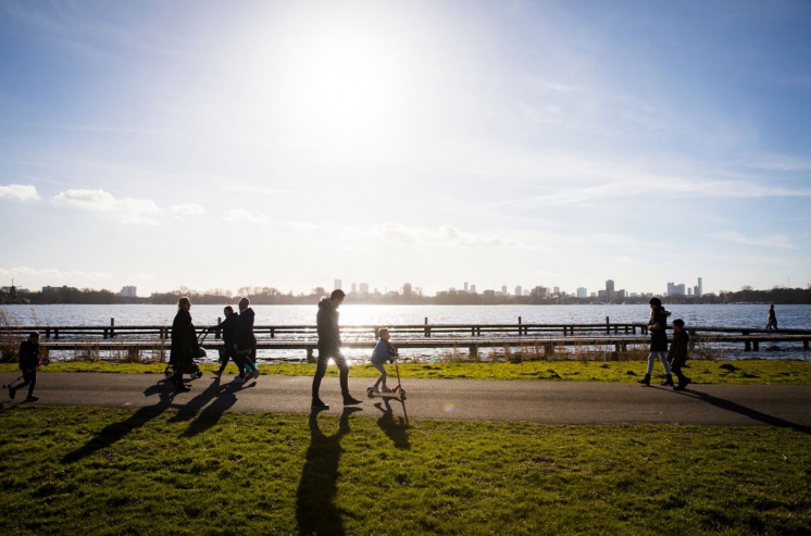 Foto Kralingse Plas Rotterdam