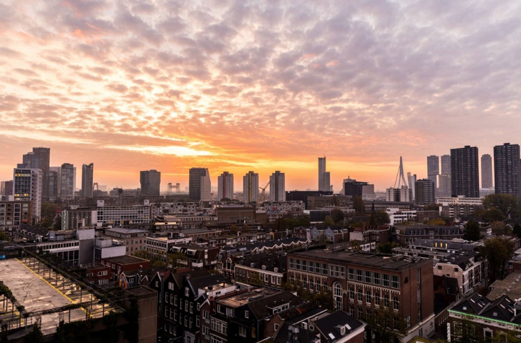 Zonsopkomst Rotterdam